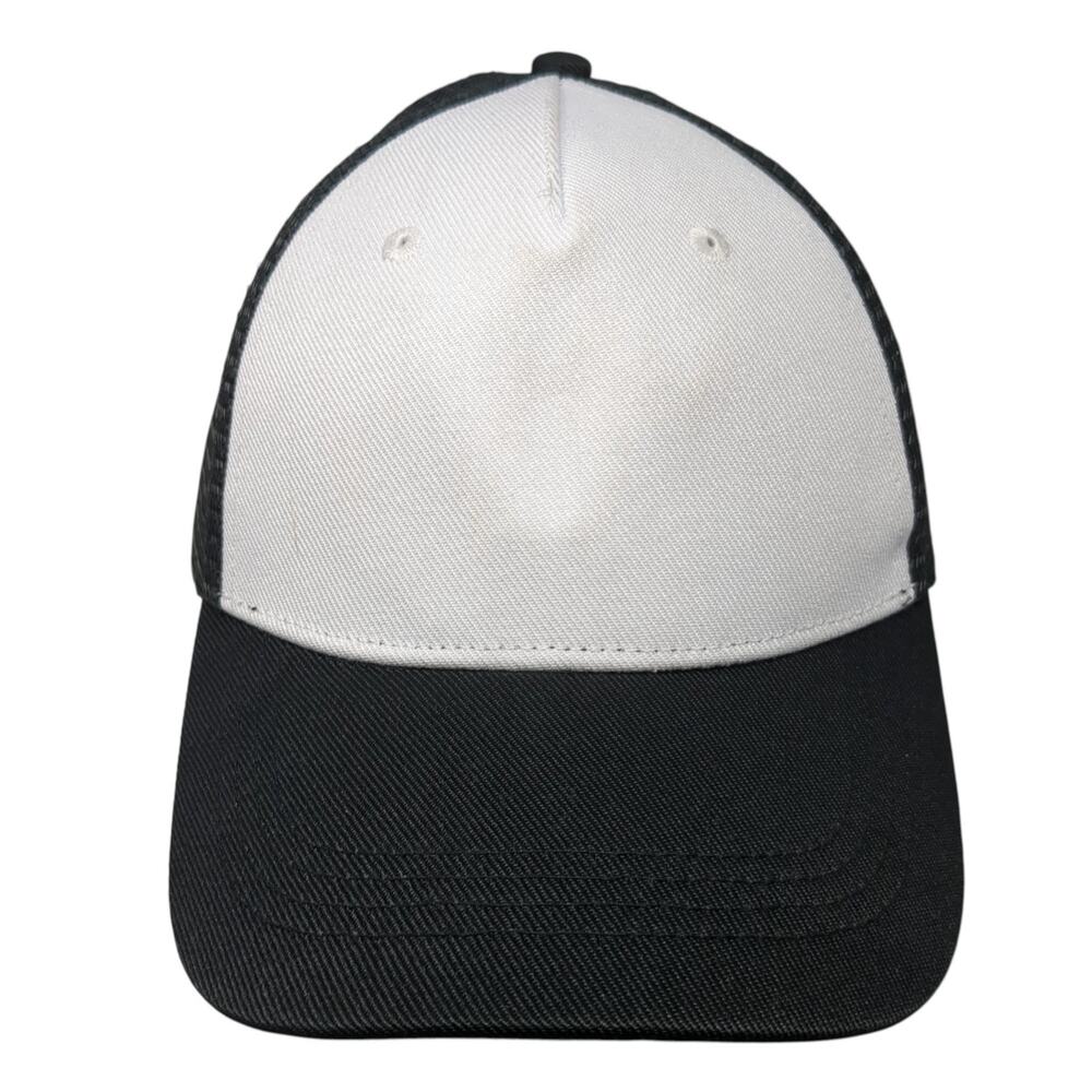 Cricut Snapback Trucker Hat Black One Size Adjustable Mesh Back Blank Poly